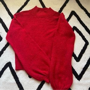 red sweater